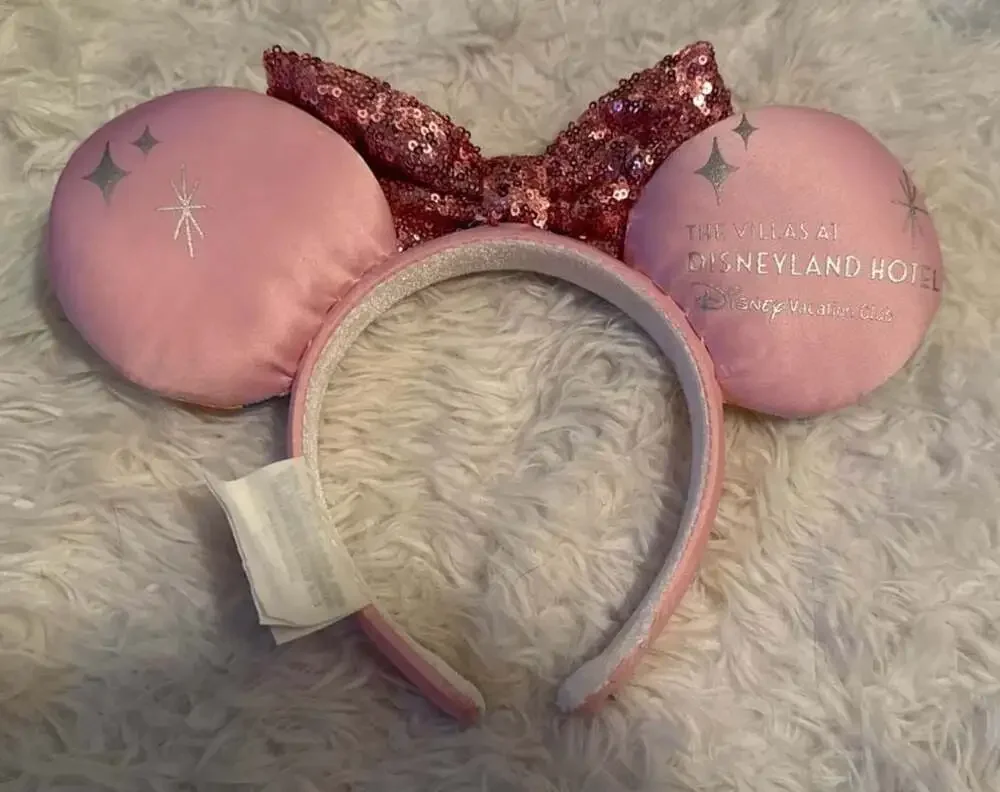 Disney Vacation Club The Villas at Disneyland Hotel Minnie Mouse‎ Ear Headband